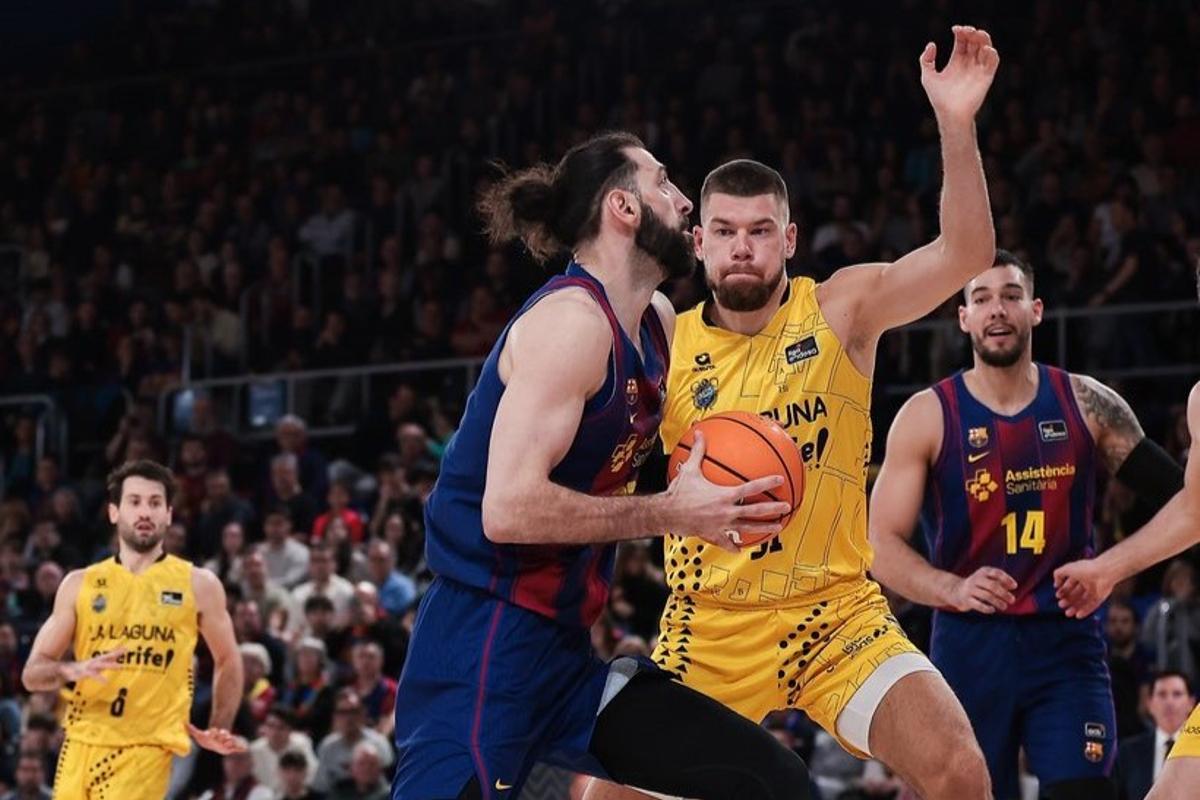 El técnico azulgrana cree que al equipo le faltaron piernas para resolver en el Palau ante La Laguna Tenerife