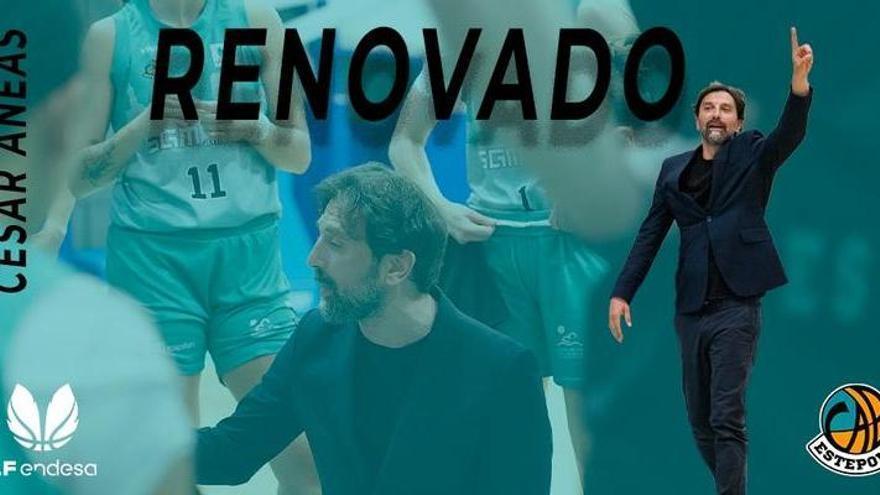 César Aneas renueva una temporada más como entrenador del CAB Estepona
