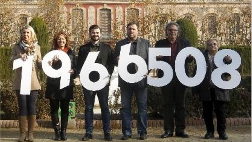 Els candidats d&#039;ERC amb el nombre de vots independentistes del 27-S.