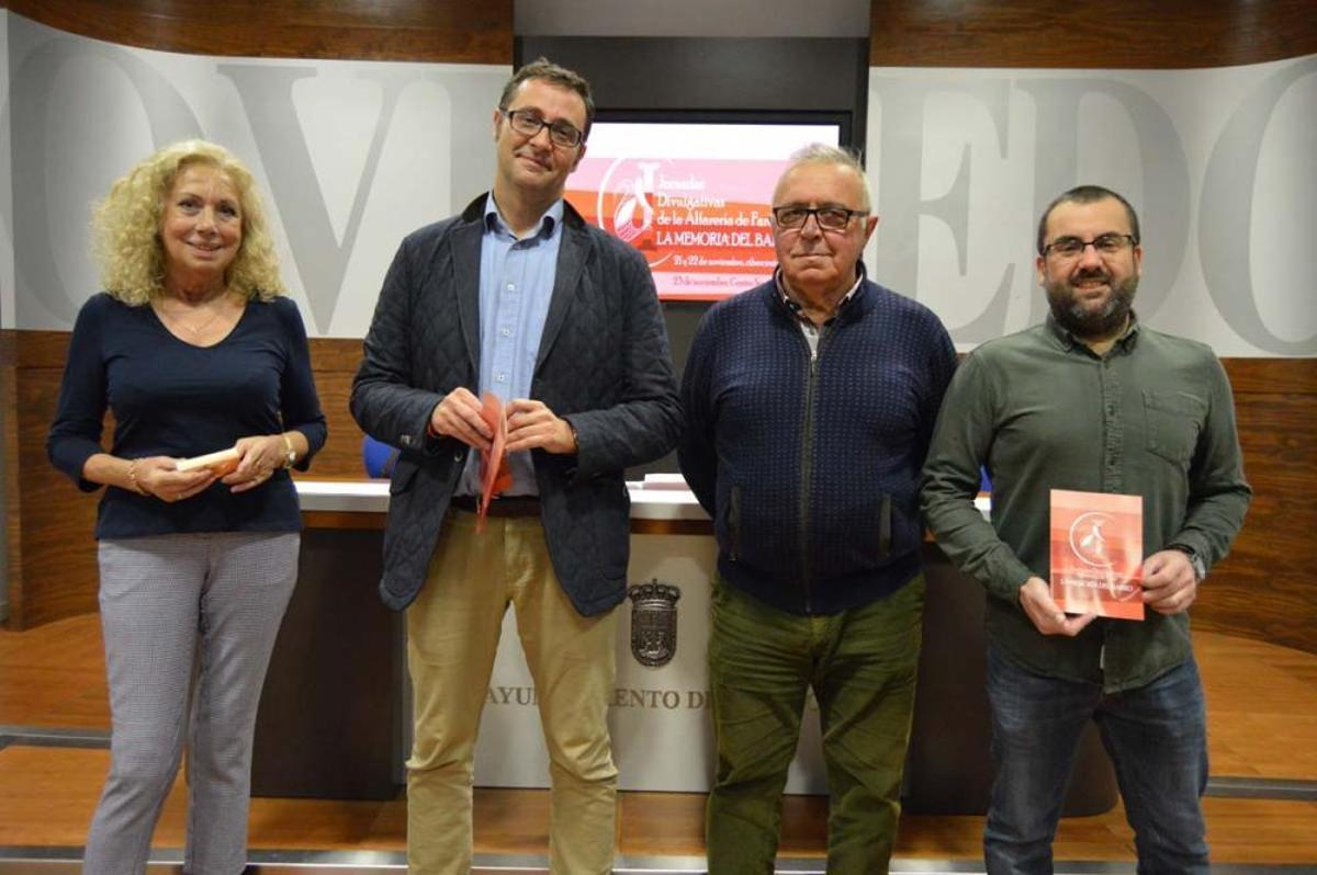 Por la izquierda, Eva Sánchez, José Luis Costillas, "Selito" y Toño Huerta.