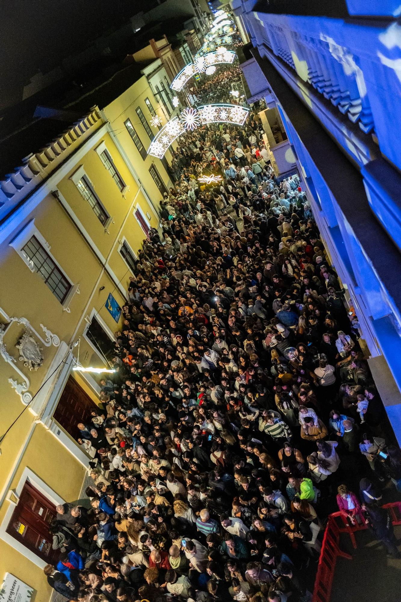 El encendido de las luces de Navidad de La Laguna, en imágenes