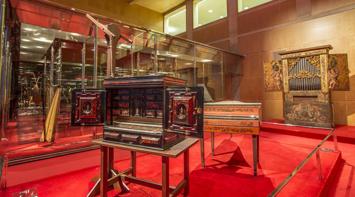 Los órganos, claviórganos y clavicordios son algunos de los ejemplares históricos de la colección.
