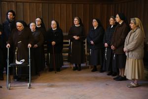 Tradicional visita de la Corporació Municipal a la Comunitat de Monges Clarisses al Reial Monestir de Santa María de Pedralbes
