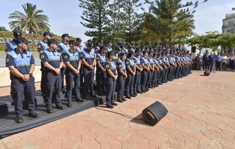 LAS PALMAS DE GRAN CANARIA. Presentación nuevos policias locales  | 30/09/2019 | Fotógrafo: José Pérez Curbelo