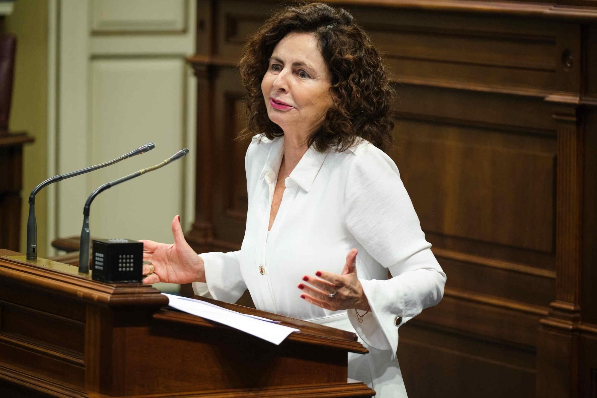 Sesión plenaria del Parlamento de Canarias.