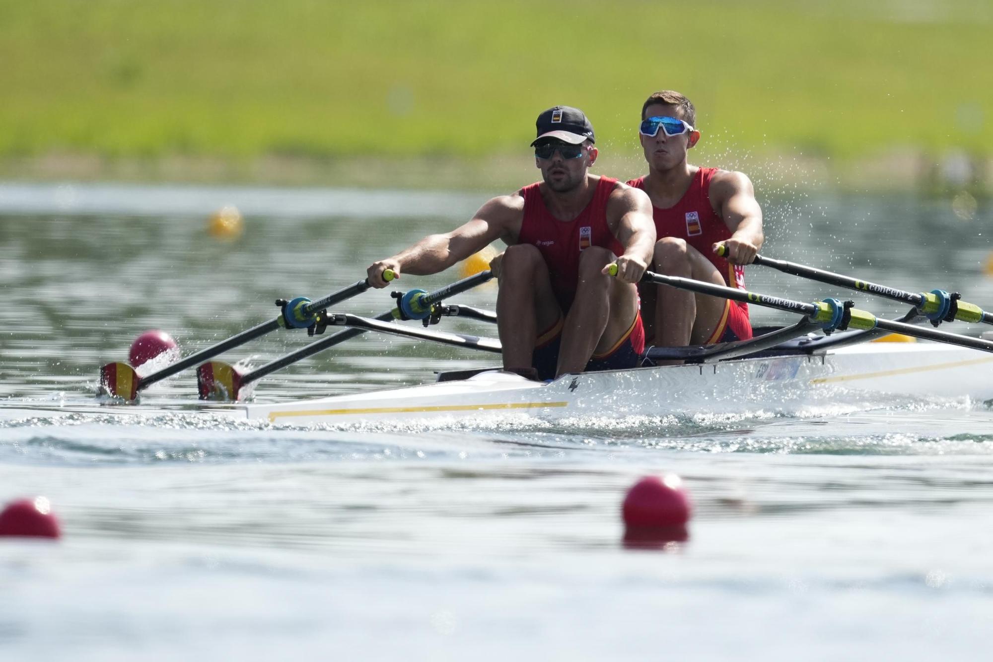 La semifinal olímpica de doble scull con Rodrigo Conde y Aleix García