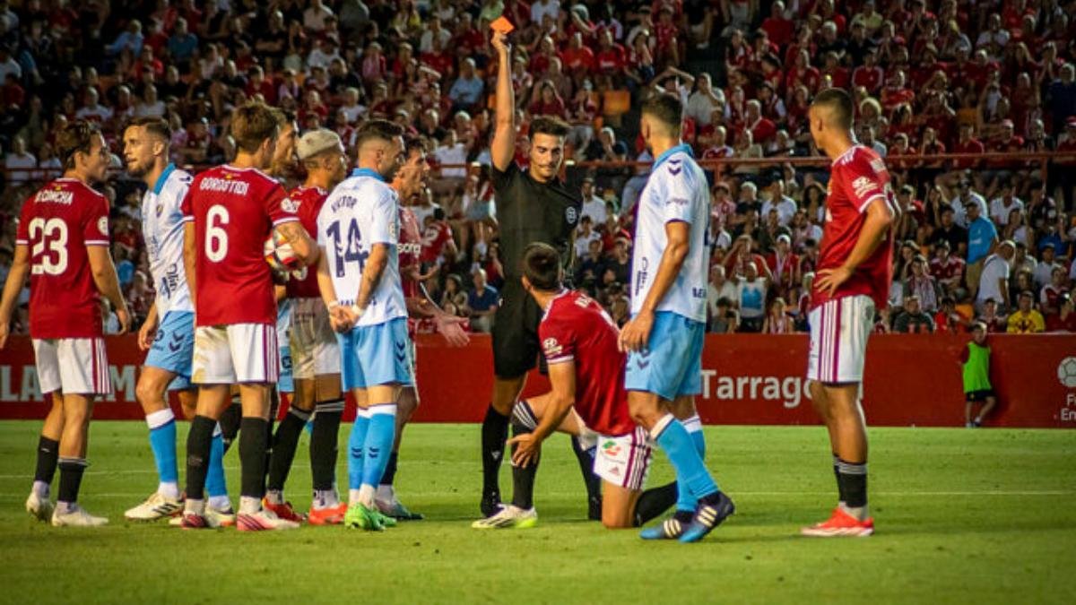 Eder Mallo, árbitro del partido entre Nàstic y Málaga