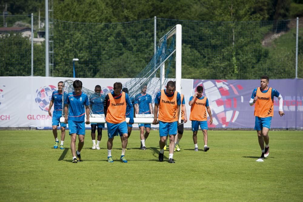 Entrenamiento del Real Oviedo