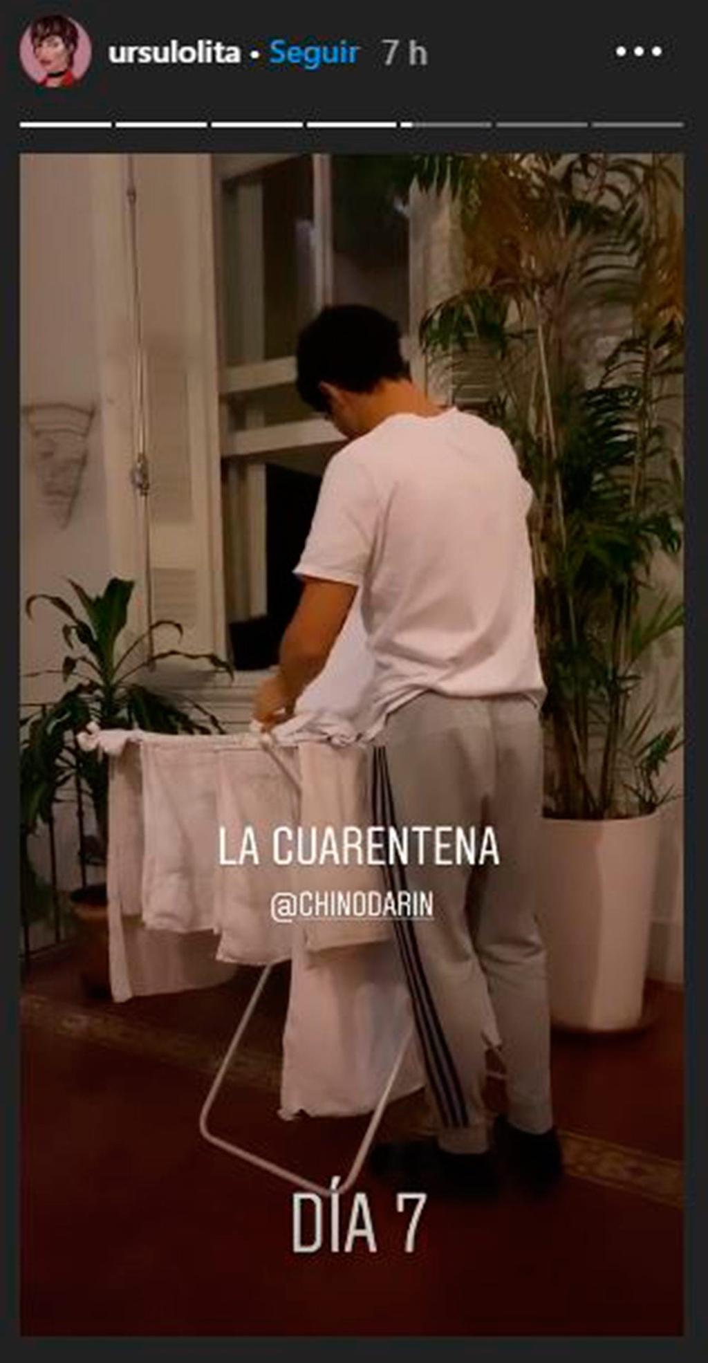 Chino Darín y Úrsula Coberó están de cuarentena en Argentina.