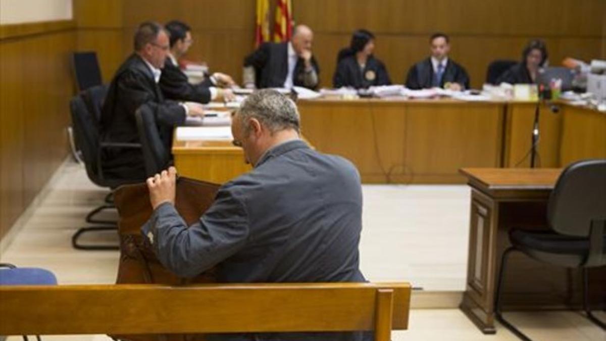 Jordi Alonso Callejo, en el juicio celebrado en la Audiencia de Barcelona y que se inició el pasado 17 de junio.