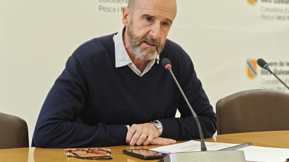 Fernando Fernández, durante el balance de la situación de la sanidad animal.