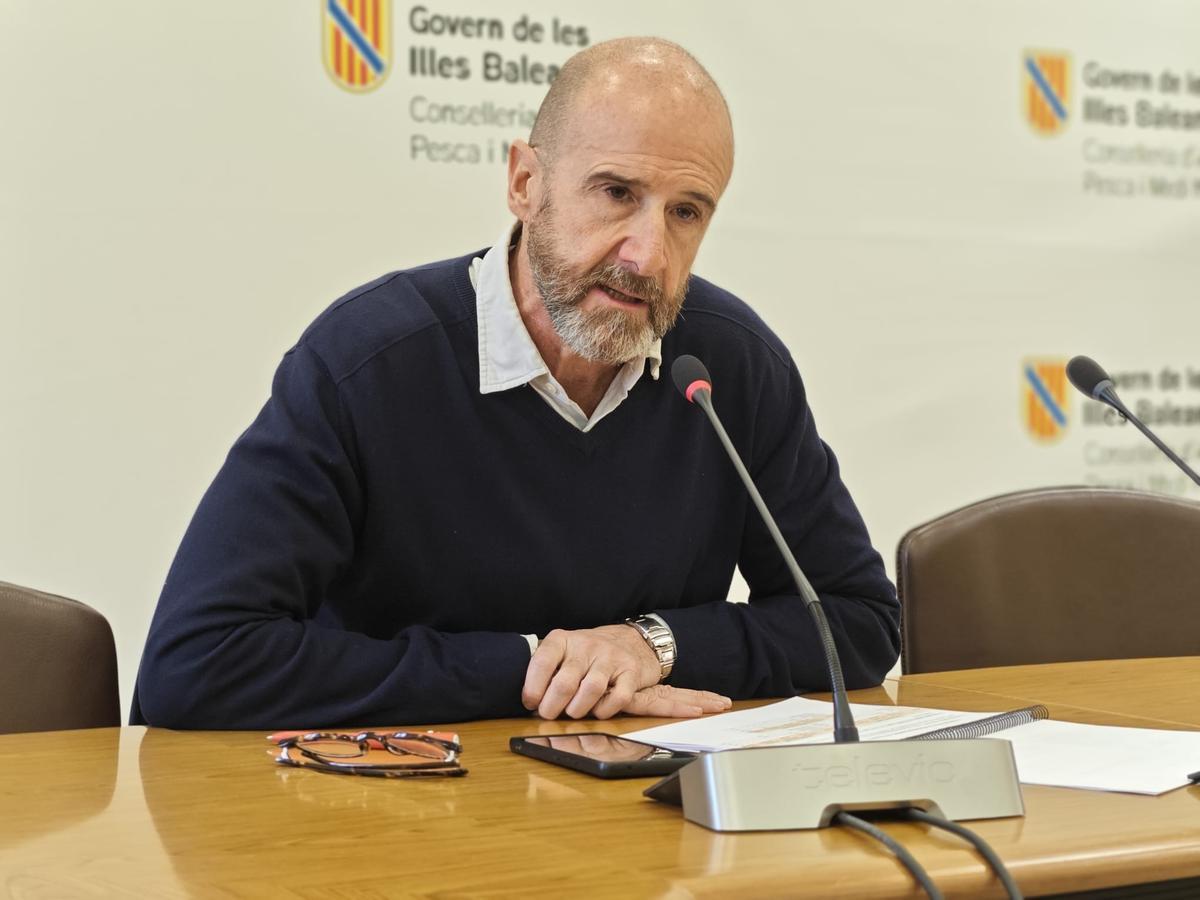 Fernando Fernández, durante el balance de la situación de la sanidad animal.