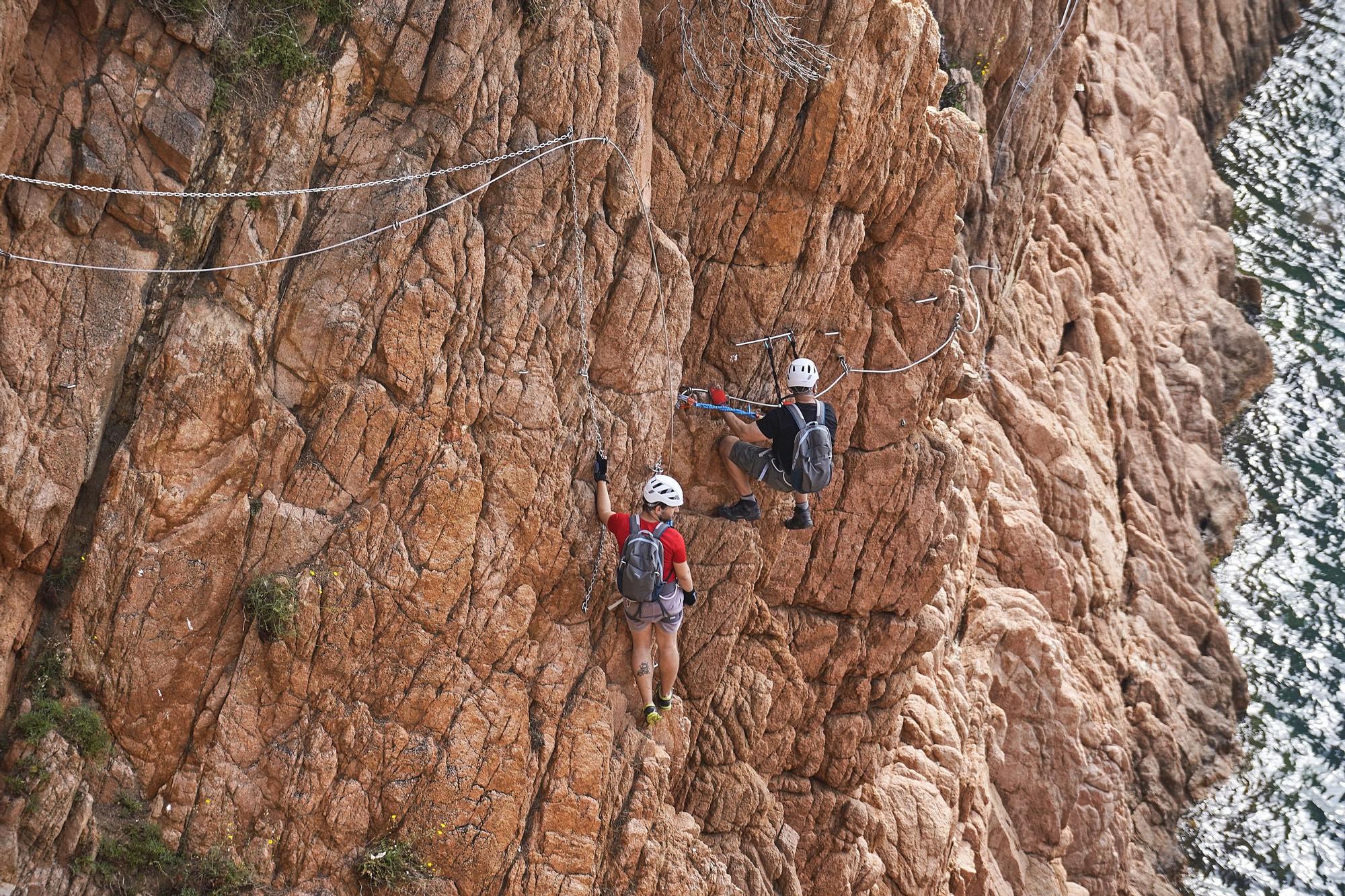 Accident mortal a la via ferrada de la Cala del Molí de Sant Feliu