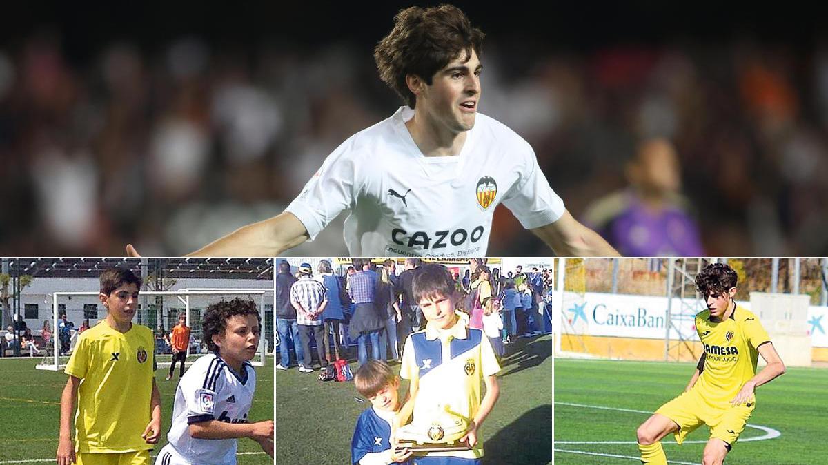 Javi Guerra, canterano del Villarreal y del Valencia