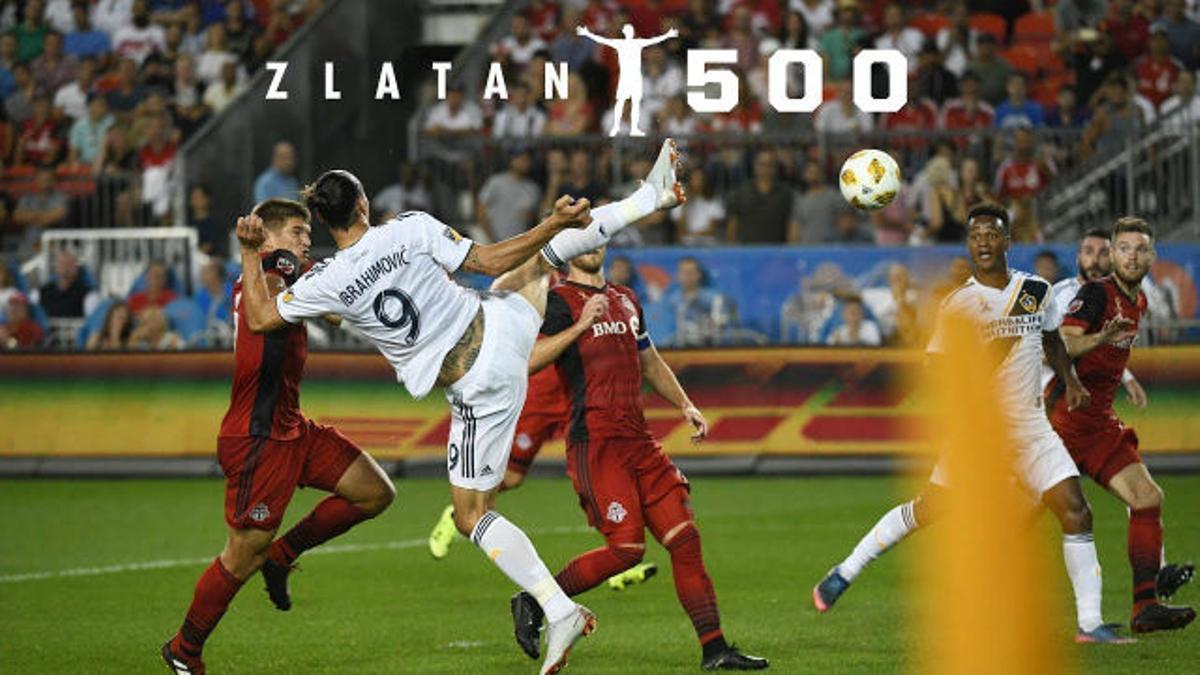 Zlatan nunca defrauda: no te cansarás de ver su acrobático e hipnótico gol 500