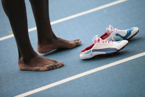 El jamaicano Usain Bolt ha ganado su tercera medalla de oro en estos Mundiales en el relevo 4x100.