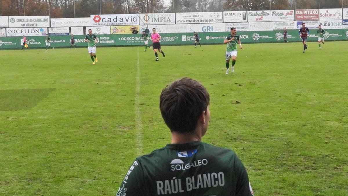 El Espiñedo a la vista del 15 del Arenteiro, Raúl Blanco. |  // F. CASANOVA