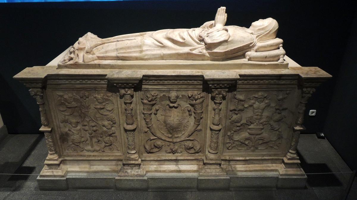 Cenotafio de Beatriz Galindo, 'la Latina', conservado en el Museo de San Isidro de Madrid