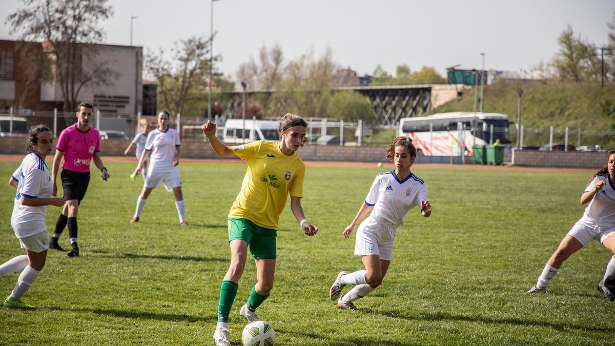 Lucía Rodríguez Mangas, en un partido.