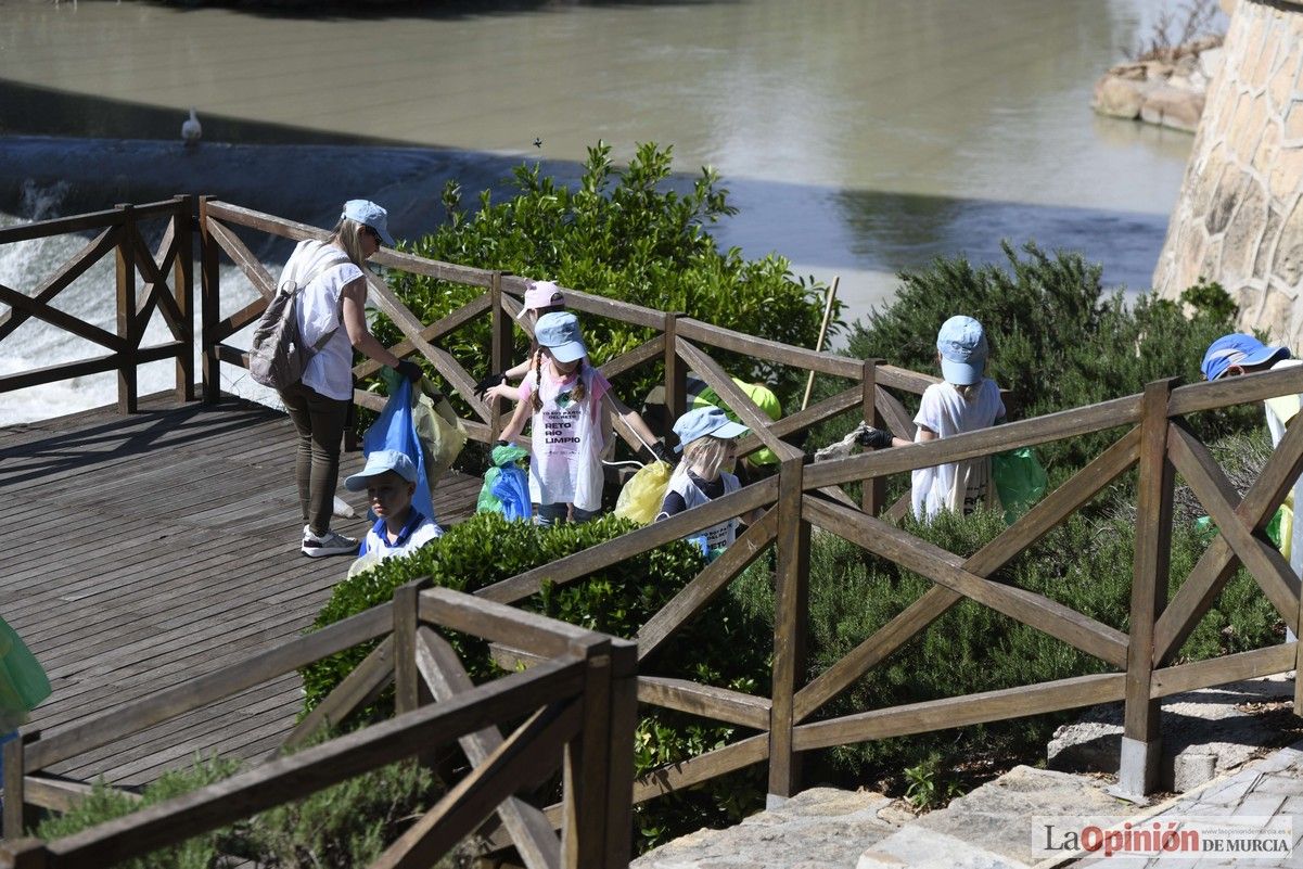 Todas las imágenes del reto de limpieza del río Segura en Murcia