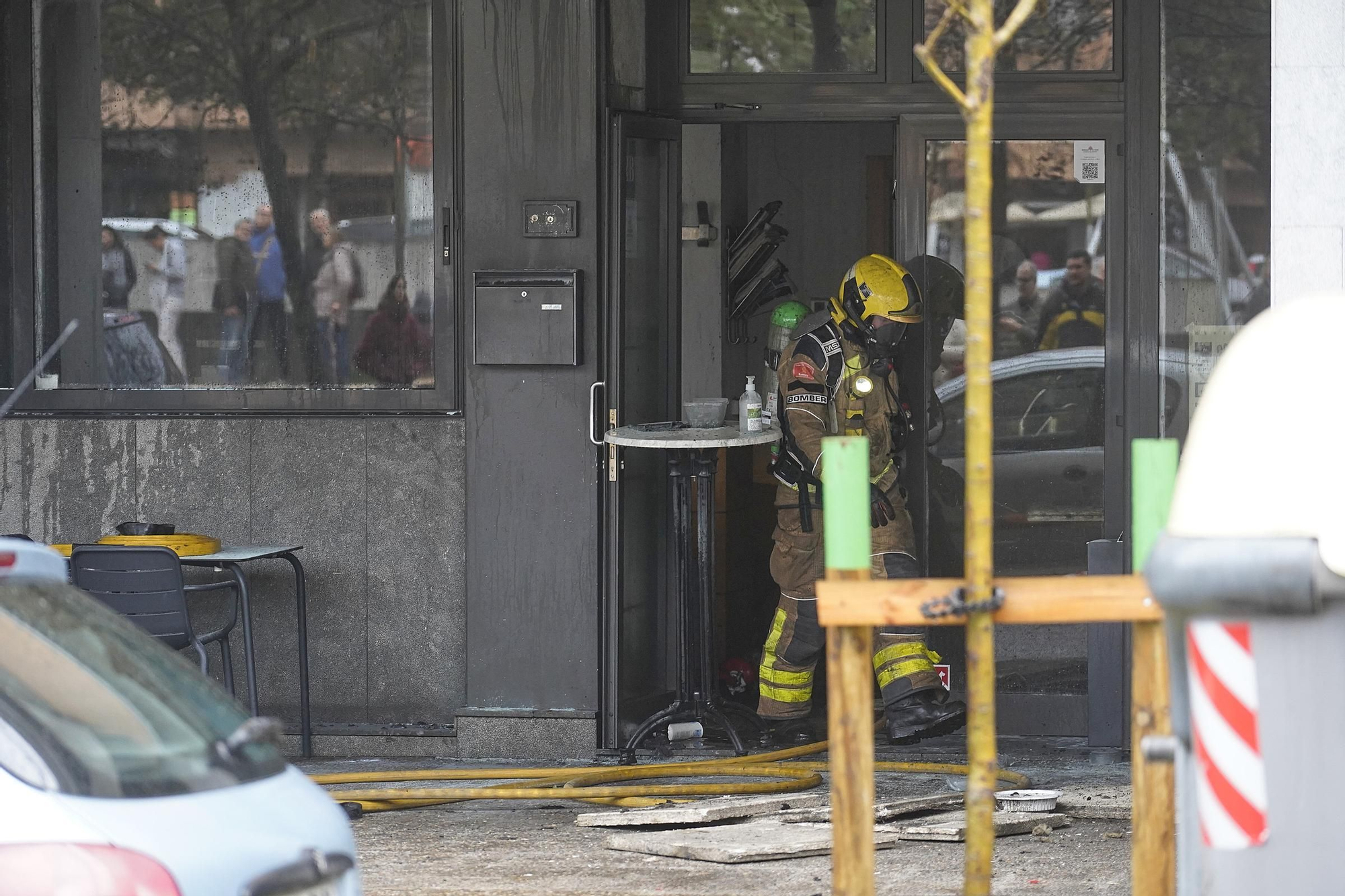 Incendi en un restaurant de Girona