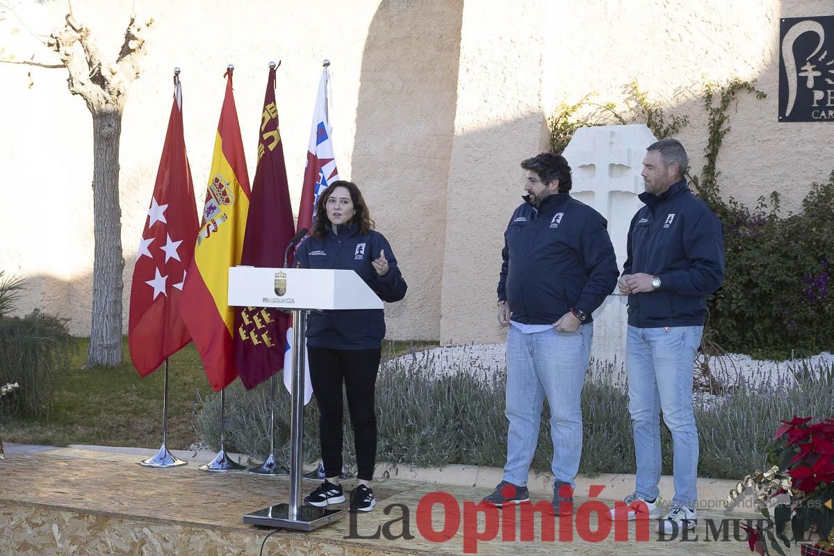 Así ha sido la visita de Isabel Díaz Ayuso a Caravaca de la Cruz
