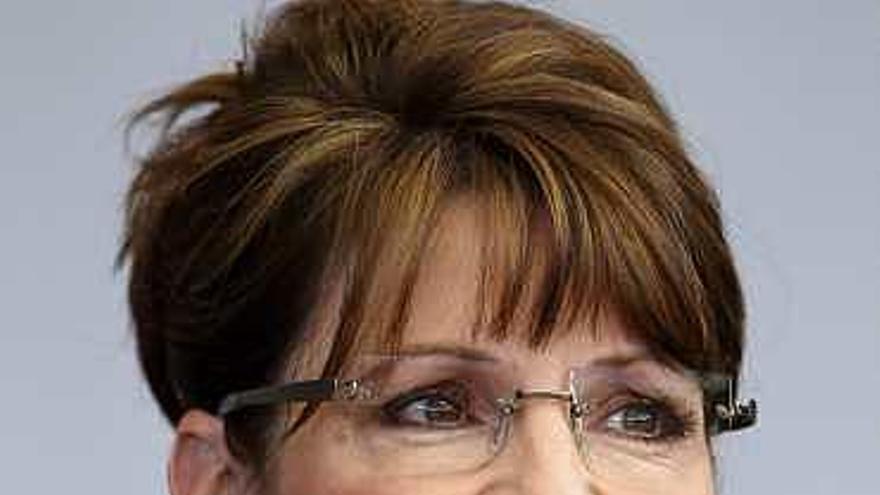 Palin en un mitin