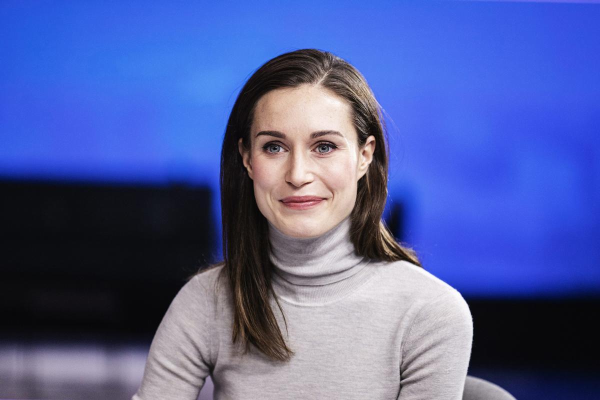 Sanna Marin, primera ministra de Finlandia.