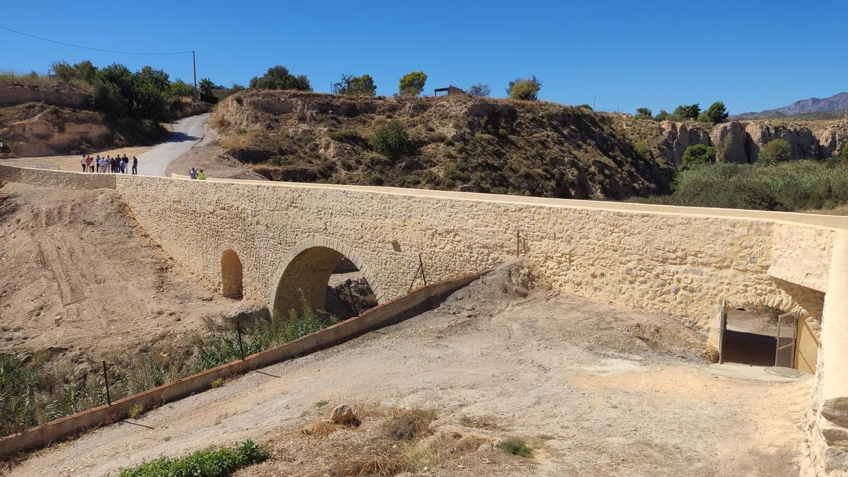 El Pont del Salt d’En Gil de La Vila tras las obras de rehabilitación.