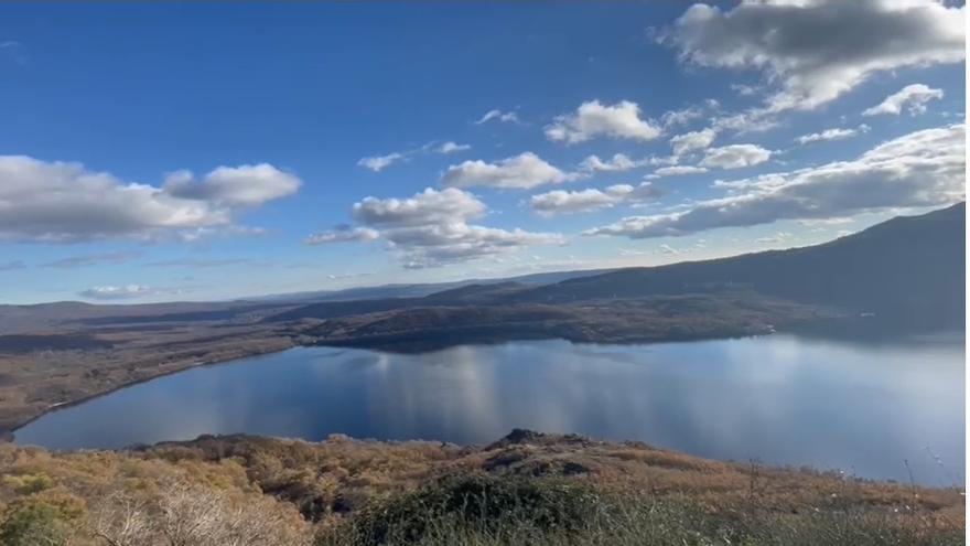 Vista del Lago de Sanabria este diciembre.