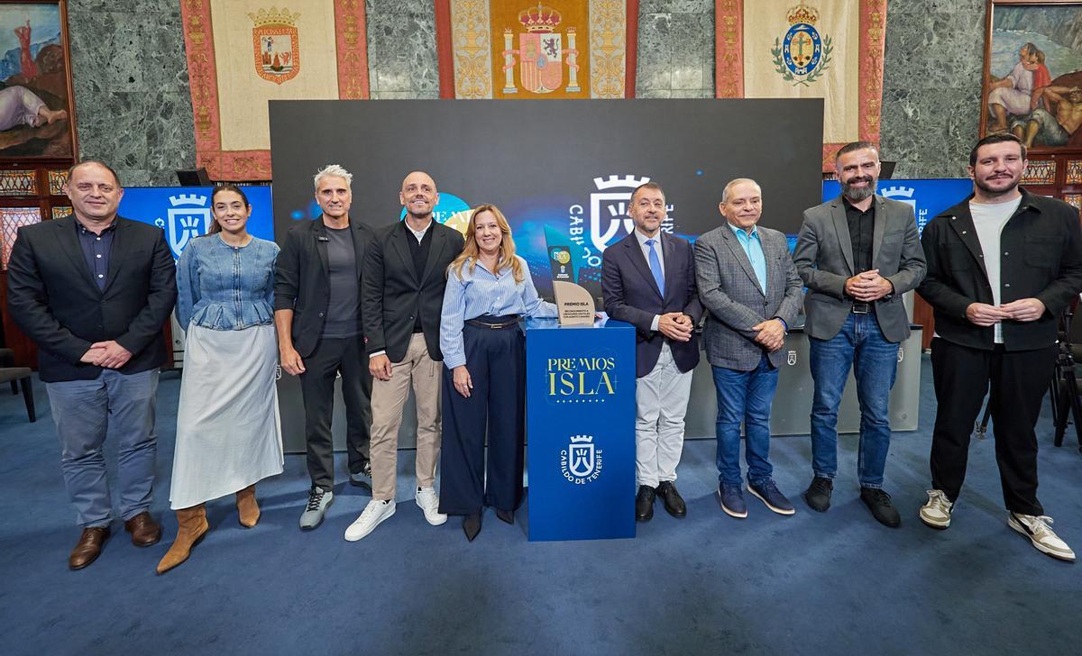 Presentación de los Premios Isla en el Salón Noble del Cabildo de Tenerife