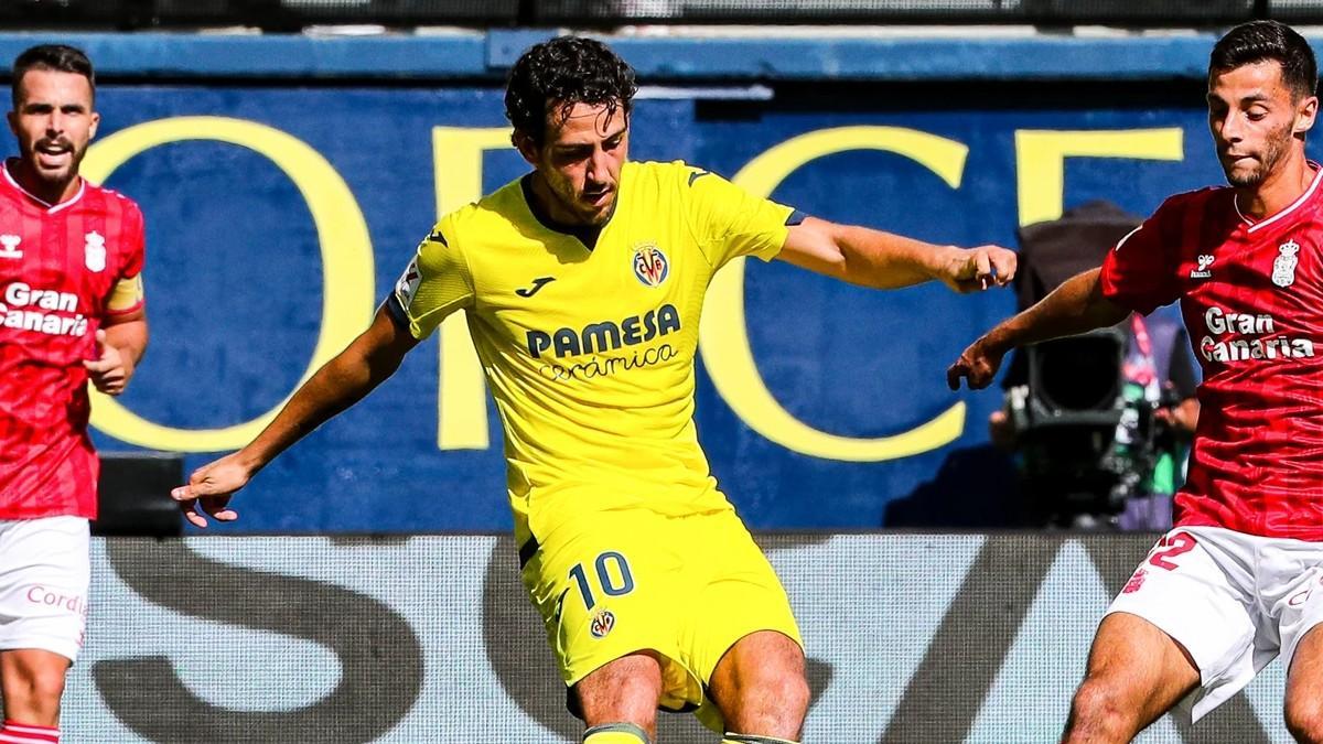 Dani Parejo en el partido contra las Palmas