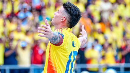 James Rodríguez, centrocampista de Colombia y del Rayo Vallecano