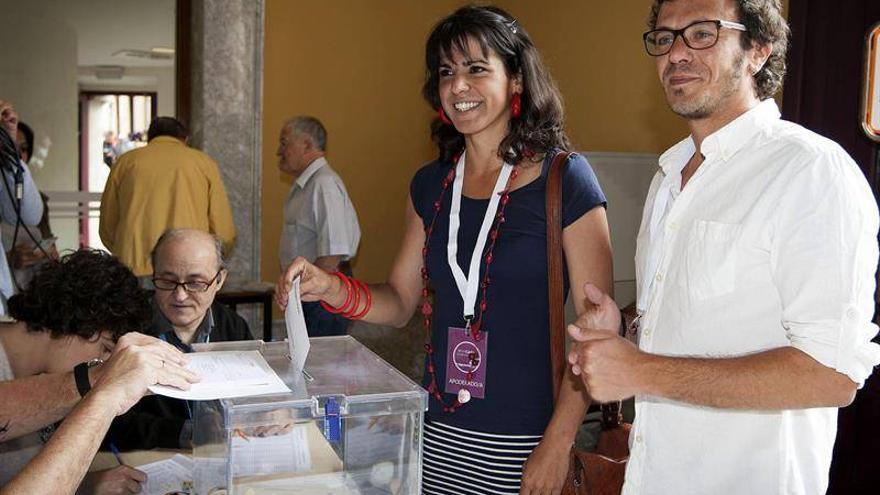 Teresa Rodríguez (Podemos) espera que la jornada sea histórica en participación