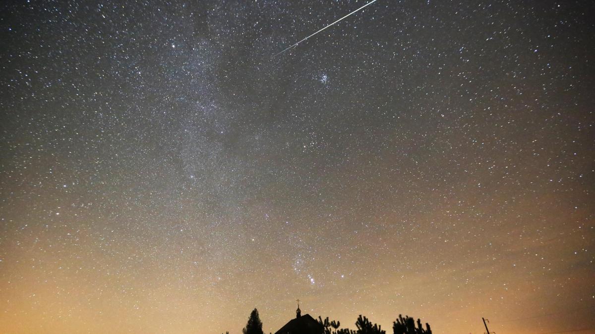 Lluvia de estrellas, en una imagen de archivo