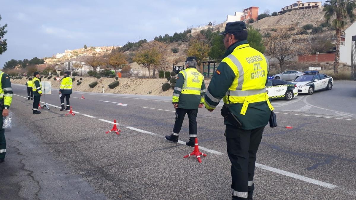 Un control de la Guardia Civil