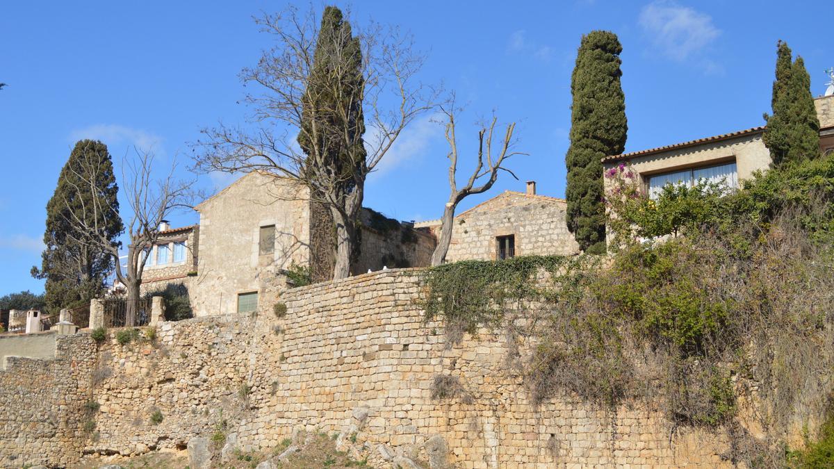 Vista del nucli de Sant Martí d'Empúries.