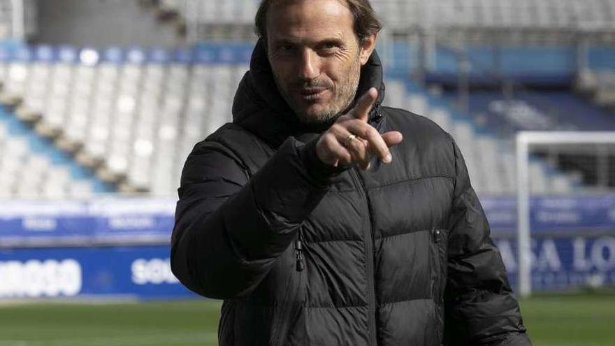 Francesc Arnau, en el Carlos Tartiere.