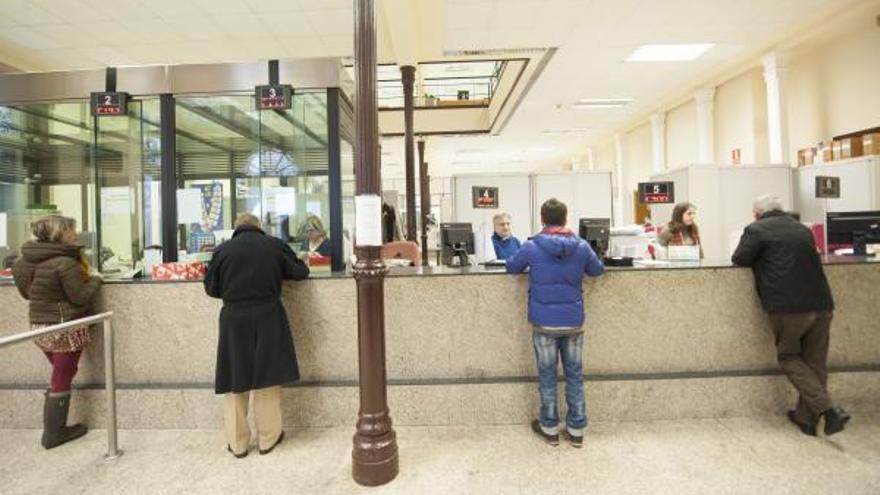 Oficina de recaudación del Concello de A Coruña.