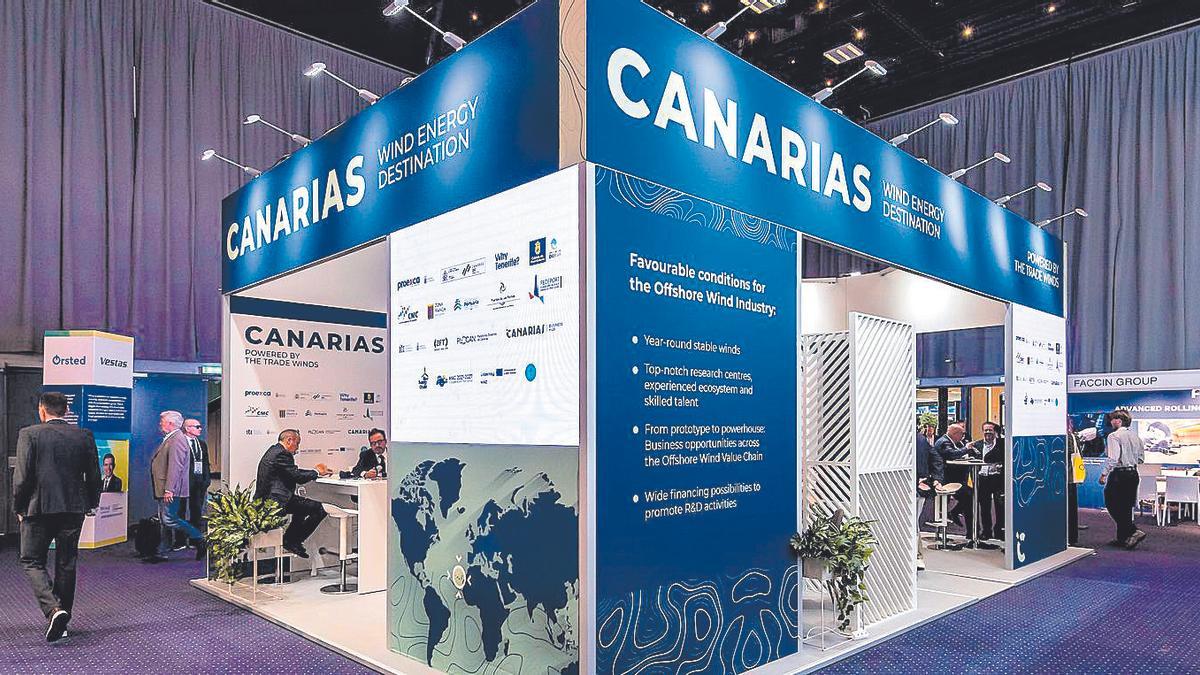 Expositor de Canarias en la WindEurope celebrada esta semana en Copenhague.