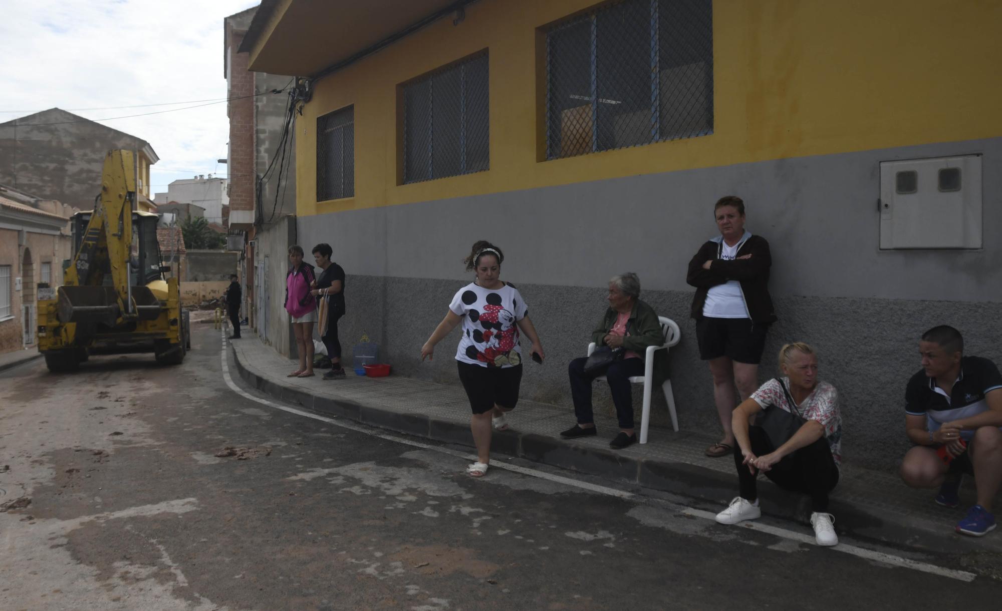 Los estragos del temporal en Javalí Viejo, en imágenes