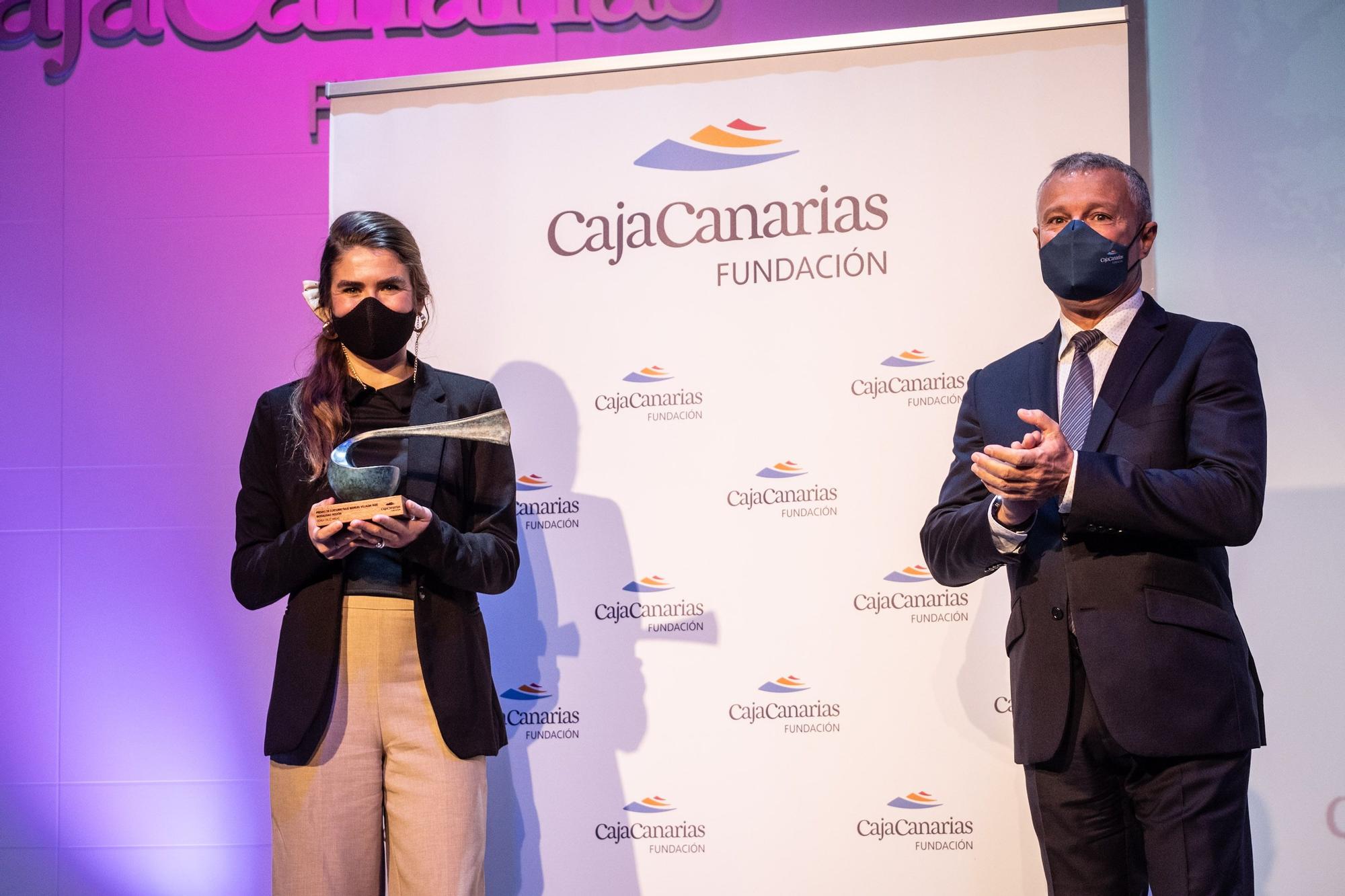 Entrega de los premios culturales de CajaCanarias 2020