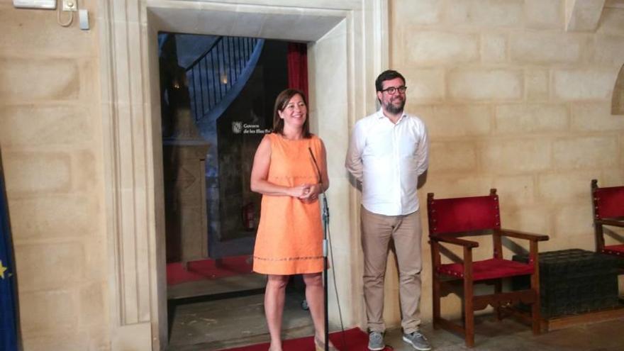 El alcalde, Antoni Noguera, realizó su primera visita institucional a la presidenta del Govern, Francina Armengol.