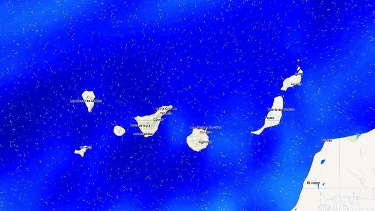 Mapa del tiempo.