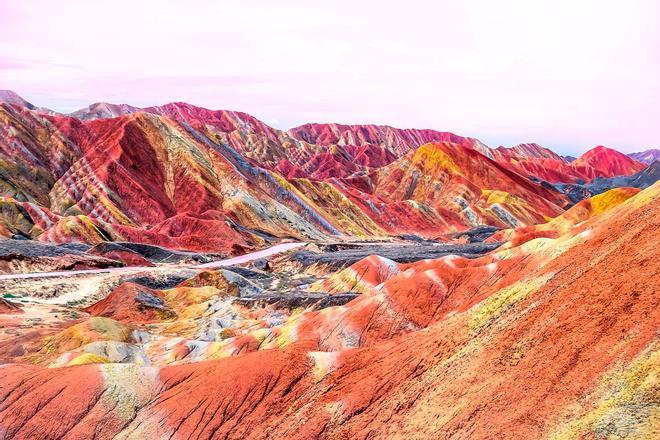 Danxia, Montañas Multicolor, China