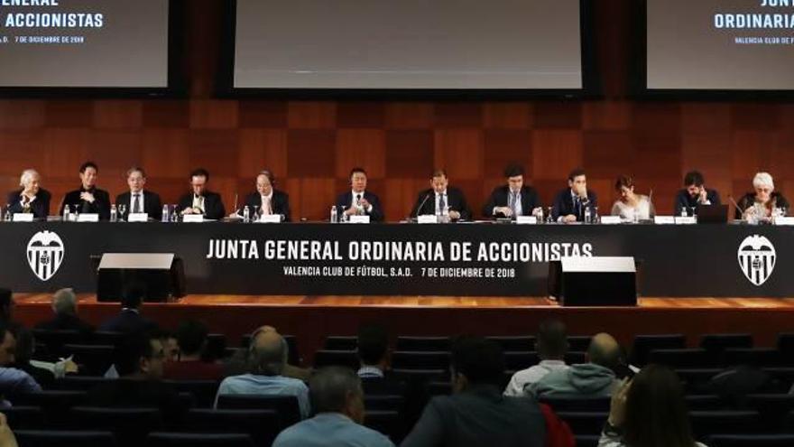 Aspecto del auditorio de Feria Valencia donde se celebró la Junta ante la representación de solo 71 accionistas.