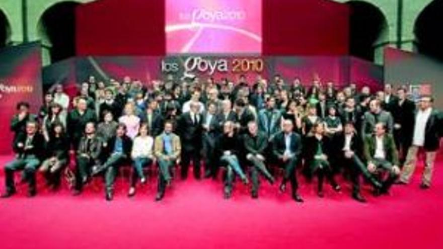 Optimismo porel cine en la recepcion de los candidatos al goya