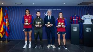 Las galardonadas del Barça por la IFFHS