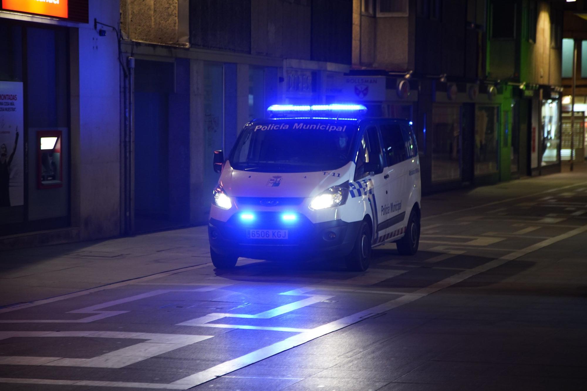 Así vigilan los Fuerzas y Cuerpos de Seguridad el primer toque de queda en Zamora