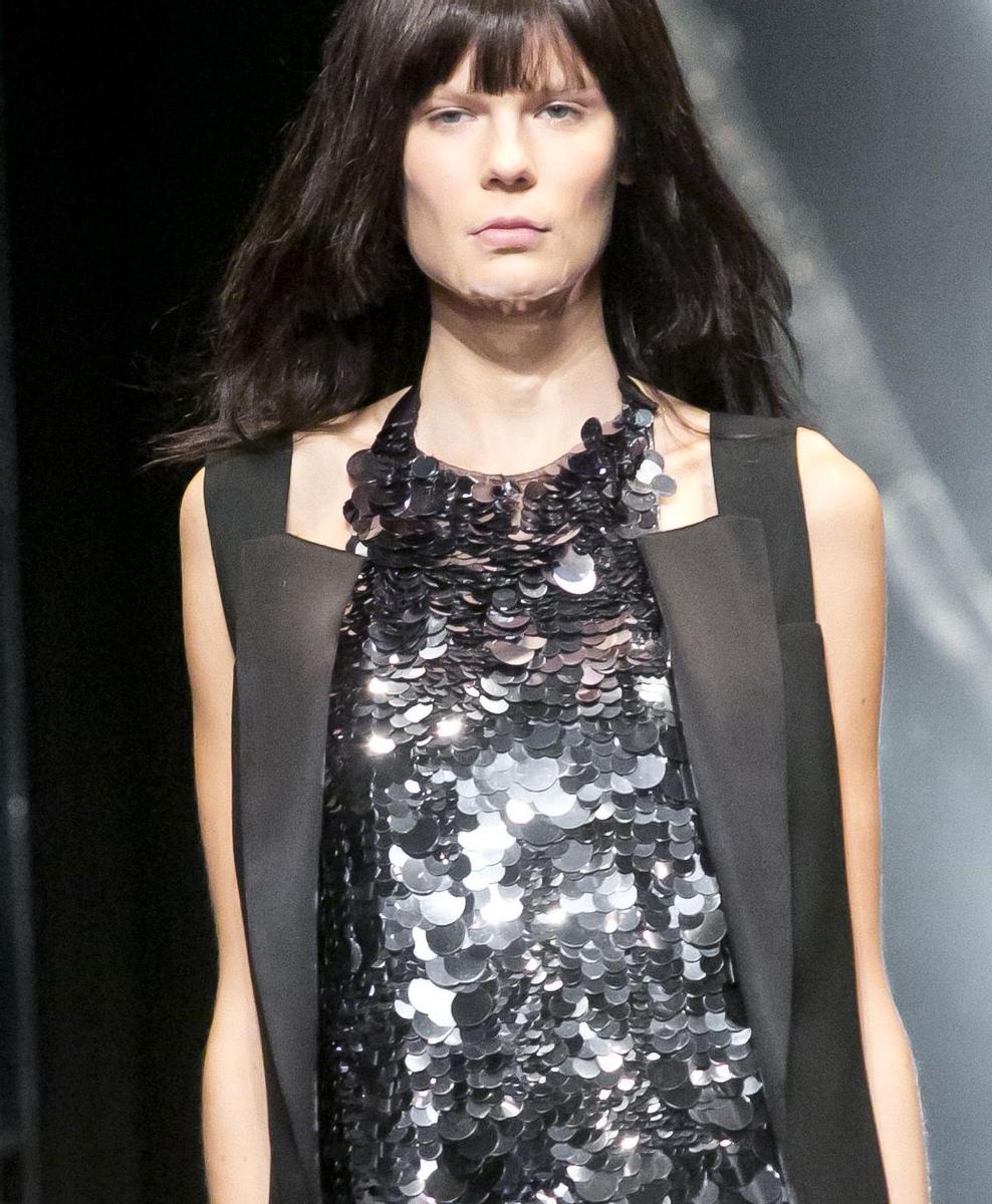 Vera Wang Primavera/Verano 2016 top glitter